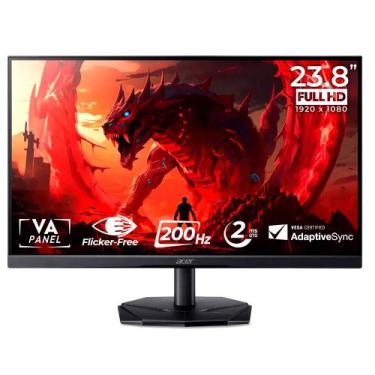 Imagem de Monitor Gamer Acer Nitro 24" 200Hz 2Ms LED VA Full HD KG241Y X3BIP Biv