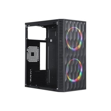 Imagem de Gabinete Gamer Vinik Wave GGWACBK Preto Acrílico com 2 Fans 120MM