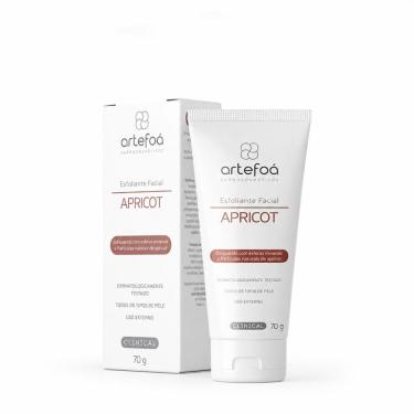 Imagem de Esfoliante Facial Apricot e Quartzo Artefoá Esfoliação Física Remove Impurezas e Células Mortas Prepara a Pele 70g