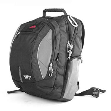 Imagem de 0039 - MOCHILA CAMPUS NET 39 - PRETO COM CINZA