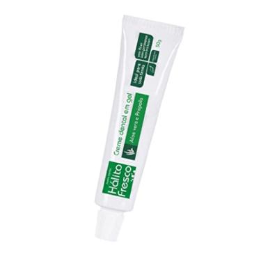 Imagem de Creme Dental em Gel Sem Flúor Sem Parabenos Sem Triclosan HÁLITO FRESCO Abelha Rainha 50gr REF 2125