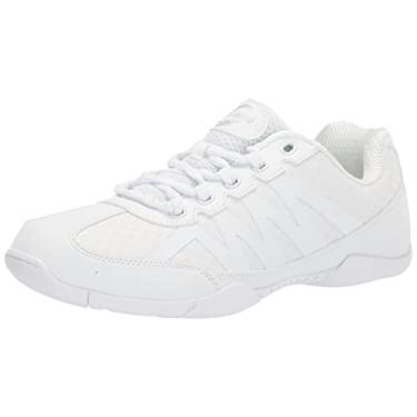 Imagem de chassé Apex Cheerleading Shoes - Sapatos de torcida para meninas e mulheres, Branco, 11 Little Kid