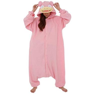 Imagem de SAZAC Kigurumi – Pokemon – Slowpoke – Macacão Onesie fantasia de Halloween Roxo