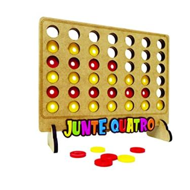 Imagem de Junte Quatro Brinquedo Infantil Educativo e Pedagógico MDF