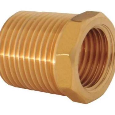 Imagem de Bucha De Redução Em Metal Longa 3/4 X 1/2 Latão Amarelo
