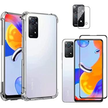 Imagem de Capa Capinha para Xiaomi Redmi Note 11 4g 4gb RAM 128gb + Película de Vidro 3D + Película de Câmera - (C7COMPANY)