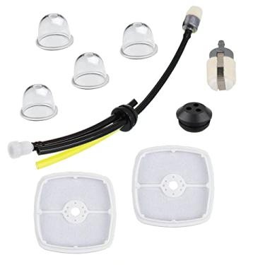 Imagem de HUSWELL Kit de ajuste de reposição de linha de combustível de filtro de ar para Echo SRM210 SRM225 ES-210, GT-200, GT-225, HC-150, HC-225, PAS-225 PAS-265 PB-250 PE-225 SHC-225 SRM-265 Echo 95 1552Y e 01