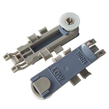 Imagem de 2 peças WP8561996 ajustador de roda superior para lava-louças, substitui # W10889280 8561996 B0050O2HIO B00JLMM1V4, substituição para Whirlpool, Maytag, KitchenAid, Magic Chef