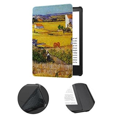 Imagem de Capa de 15,24 cm para o novo Kindle 11ª geração, versão 2022 (não serve para Kindle Paperwhite 11ª ou Kindle 10ª 2019), capa protetora à prova d'água com ativação automática