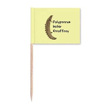 Imagem de Polyfin Peixe Primitivo Água Doce Bandeiras Marcador Topper Decoração de Festa