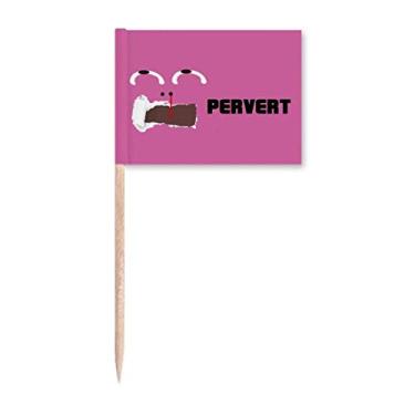 Imagem de Marcador de palito de dentes Pervert Pink Emotion, decoração de festa