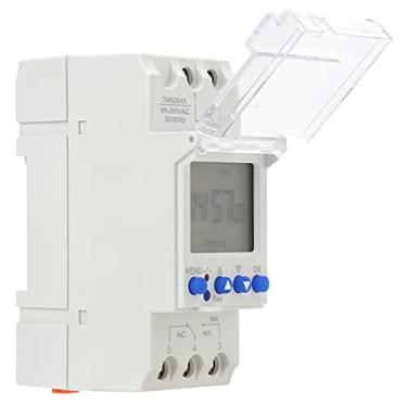 Imagem de Interruptor Digital de Contagem Regressiva Programável para Ventiladores de Banheiro E Luzes Domésticas Ventiladores Motores Aquecedores, 1 Dia 16 on off Timer Configurações