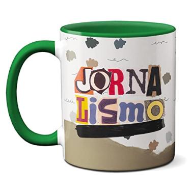 Imagem de Caneca Jornalismo Tirar Vendas Dos Olhos E Conhecer A Verdade (Verde)