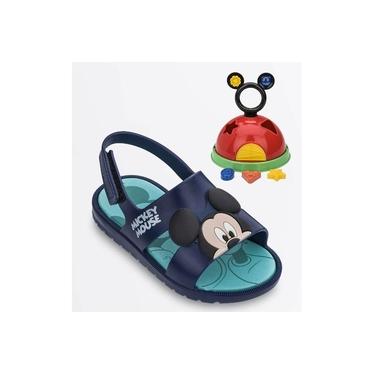 sandalia do mickey com brinquedo