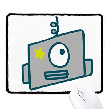 Imagem de Mouse pad de borracha para jogos com borda costurada Universe and Alien