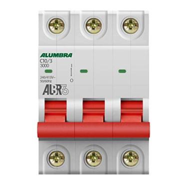 Imagem de Disjuntor Tripolar Curva C, Alumbra, ALBR 3 39441, Branco