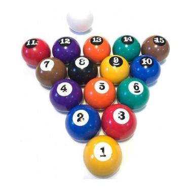 Imagem de 10 Jogos Bolas De Bilhar/Sinuca/Snooker 50mm