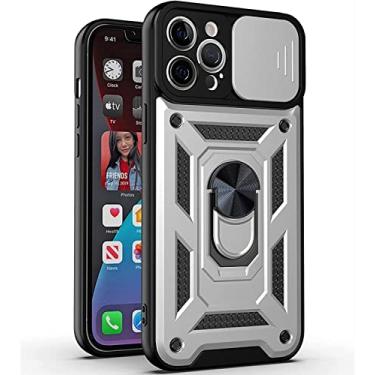 Imagem de IENYU Capa para iPhone 13/13 Mini/13 Pro/13 Pro Max, capa protetora à prova de choque de grau militar capa de telefone resistente à prova de choque de silicone resistente (cor: branco, tamanho: 13 mini 5,4 polegadas)