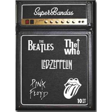 Imagem de Dvd Superbandas (box 10dvds) The Beatles, The who,Pink Floyd