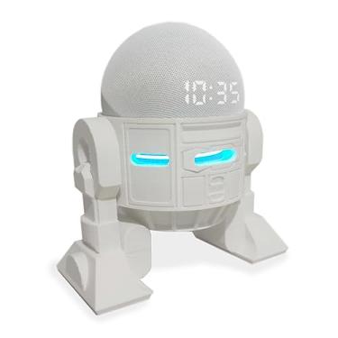 Imagem de Suporte Base para Alexa Compatível com Echo Dot 4º e 5º Geração (Modelo 4 - Geek robô R2D2)
