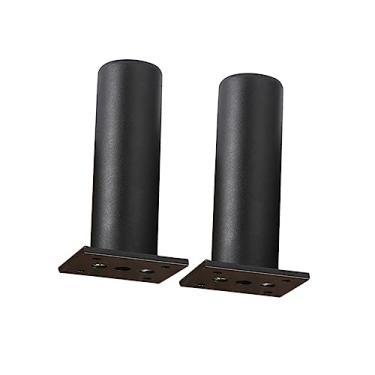 Imagem de Angoily 4 Pçs Almofadas Para Os Pés Da Cadeira Perna Da Tv Perna Do Sofá Perna Suporte Da Perna Pernas Da Cadeira Pés Do Armário Televisão Preto Perna Da Mobília