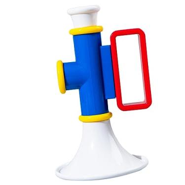 Imagem de Brinquedo Trompete, Brinquedo de Chifre Educacional Infantil Multifuncional e Fácil de Usar para Casa (Azul)