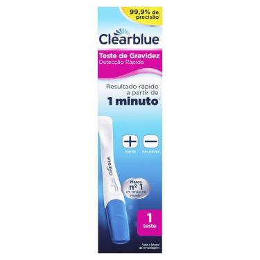 Imagem de Teste de Gravidez Clearblue Detecção Rápida 1 Unidade