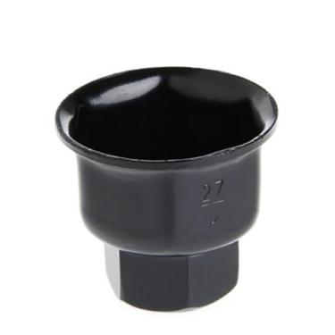 Imagem de ZPSHYD Chave de filtro de óleo, chave de filtro de óleo baixa de 27 mm soquete preto 3/8" ferramenta de remoção de filtro de óleo para carro