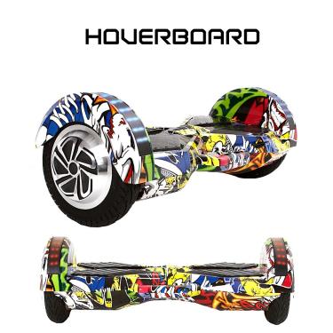 Imagem de Skate Eletrico 8 Hip-Hop Hoverboard com Bluetooth e Led