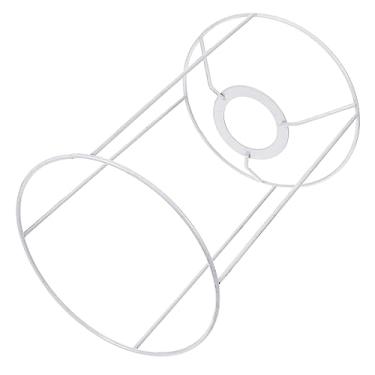 Imagem de OSALADI 2 Unidades Moldura de abajur caseira decoração ventilador de teto decorativo pequenos ventiladores de teto lâmpada elétrica fornecimento de abajur DIY suporte de lustre quadrado