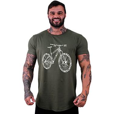 Imagem de Camiseta Masculina LongLine MXD Conceito Estampas MTB Mountain Bike Speed Gravel T-Shirt Ciclismo Casual (G, Opção 10)
