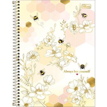 Imagem de Caderno Universitário 80 Folhas Abelhas Honey Bee Tilibra