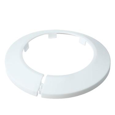 Imagem de Bettomshin 1 peça 75 mm/2,95" diâmetro flange tampa de tubo de água decoração, plástico radiador esccutcheon tubo de água tampa de linha de drenagem colar tubo de parede decoração branca