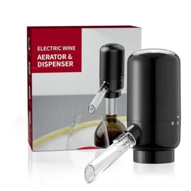 Imagem de Aerador elétrico de vinho automático dispensador de vinho para oxidação instantânea de um toque, decantador inteligente para amantes de vinho