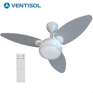 Imagem de Ventilador De Teto Elluz Br 3P C/R Inverter Bivolt Ventisol