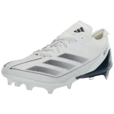 Imagem de adidas Chuteira masculina Adizero Electric American Football, Branco/time azul marinho/branco, 44