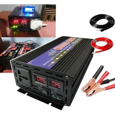 Imagem de Inversor de energia de onda senoidal pura (2000w 3000w 4000w), conversor de tensão (dc 12v 24v 48v para 110v 240v ac),4000W-24V_110-120V-60HZ