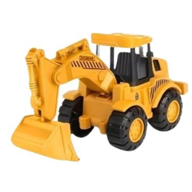 Imagem de PowerToys YUGEN - Miniatura Mini Baby Maquinas de Construção de Coleção ideal para colecionadores e entusiastas de carros clássicos (Retro escavadeira)