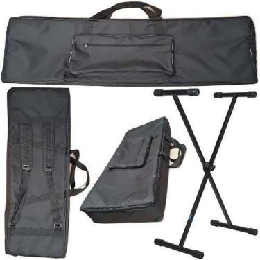 Imagem de Capa Master Luxo Teclado Acolchoado Roland Xps10 + Suporte