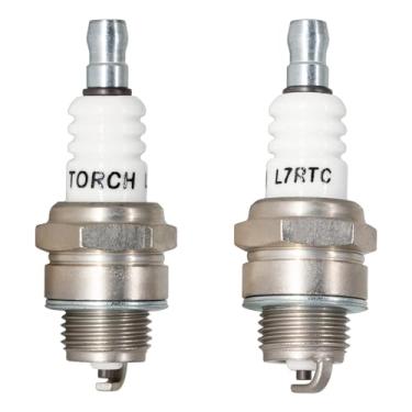 Imagem de PK2 TOCH L7RTC Plugue de ignição sólido substituir para NGK 6703 BPMR7A vela de ignição Champion 859/RCJ7Y 863/RCJ8Y, para vela de ignição Bosch WSR5F 7547/WSR6F, para vela de ignição DENSO 6043 W22MPR-U, OEM