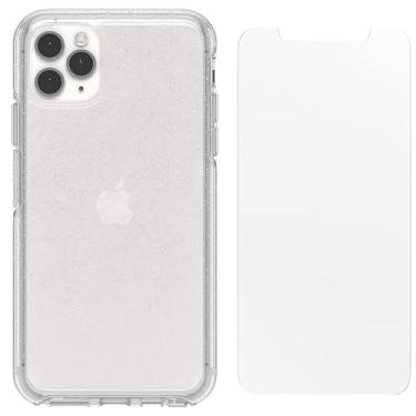 Imagem de OtterBox Capa da série Symmetry para iPhone 11 PRO MAX e iPhone Xs MAX com protetor de tela de vidro alfa - embalagem sem varejo - Stardust