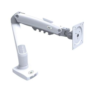 Imagem de Suporte para Monitor / TV até 35 - Articulado de Mesa com Ajuste de Altura - Branco - E...