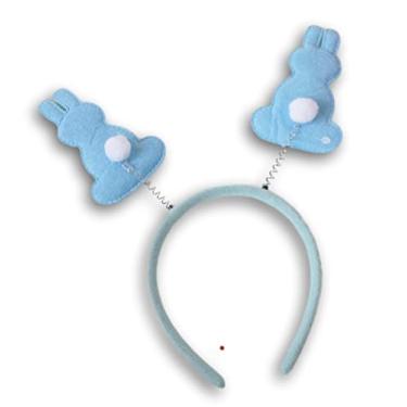 Imagem de Easter Bunnies Spring Pastel Headband - 1 Piece (Blue)