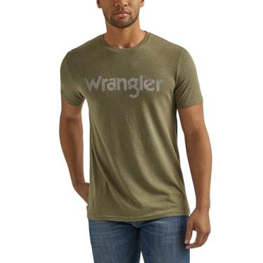 Imagem de Wrangler Camiseta masculina com logotipo Kabel, Sage Heather, M