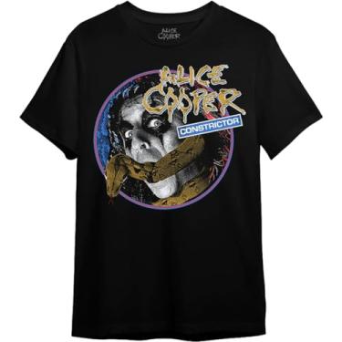 Imagem de Camiseta Alice Cooper Constrictor (BR, Alfa, PP, Regular, Preto)