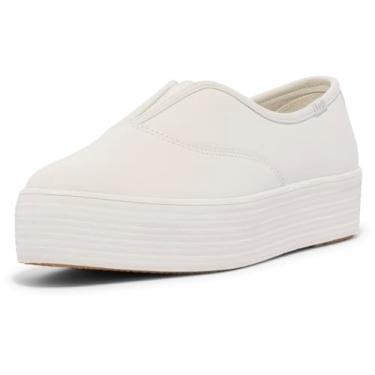 Imagem de Keds Tênis feminino Point Slip on, Couro branco, 41