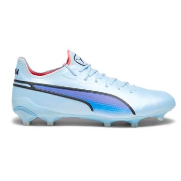 Imagem de Puma Chuteira masculina King Ultimate Firm GroundArtifical Ground Chuteiras Cleated, chão firme - Azul - Tamanho 12 M