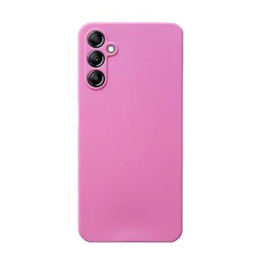 Imagem de GR Global Revolution, Capa Capinha Aveludada Anti Impacto Para Samsung Galaxy M35 Cor:Rosa