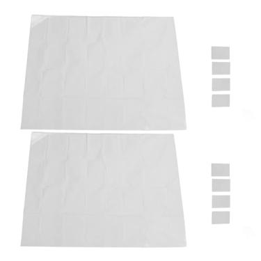 Imagem de Tela de projetor de 2 conjuntos, tela de projetor HD 16:9 dobrável, tela de filmes de projeção dupla face portátil anti-rugas para viagens de cinema no quintal de home theater