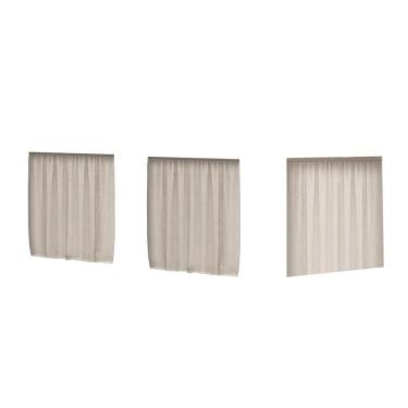 Imagem de Tenda Cortina Jasmin Para Beliche Teen Play Casatema Creme